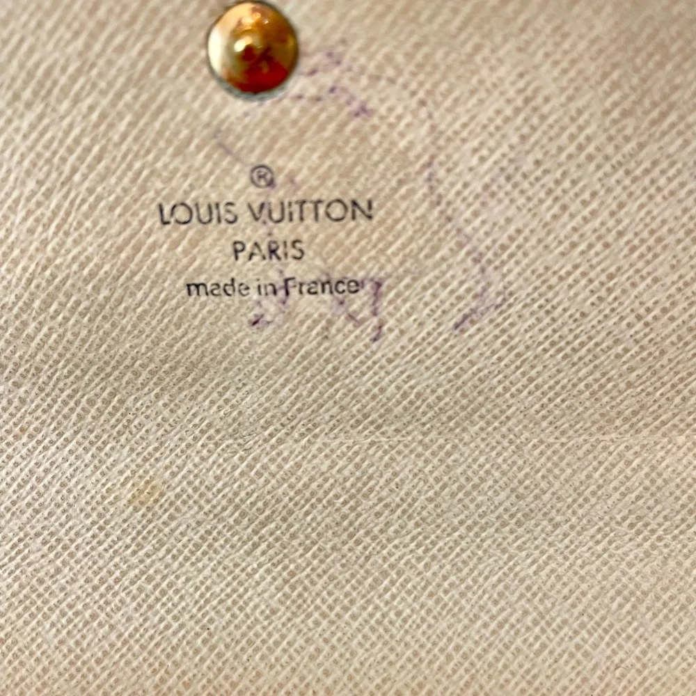 Louis Vuitton Damier Azur Sarah Wallet PorteFeuille LV Canvas - Picture 12 of 16